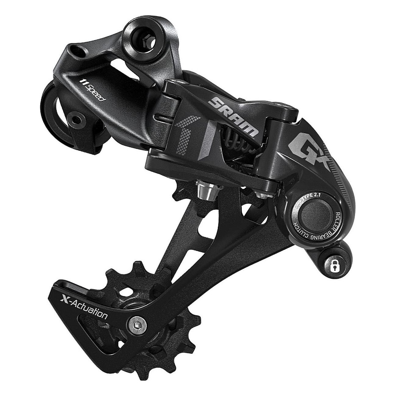 Deragliatore Posteriore SRAM GX 1x11 Velocità, Gabbia Lunga, Nero, con Tecnologia X-HORIZON e CAGE LOCK - 2 - Cambio posteriore 