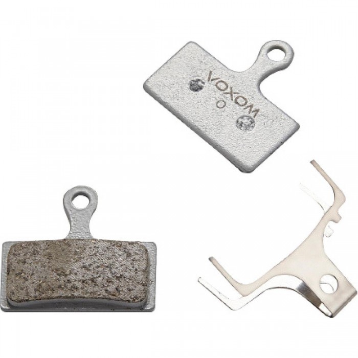 BSC27 Brake Pads Compatible with Shimano Deore XTR XT SLX - Organic Mix, 2 Pcs - 1