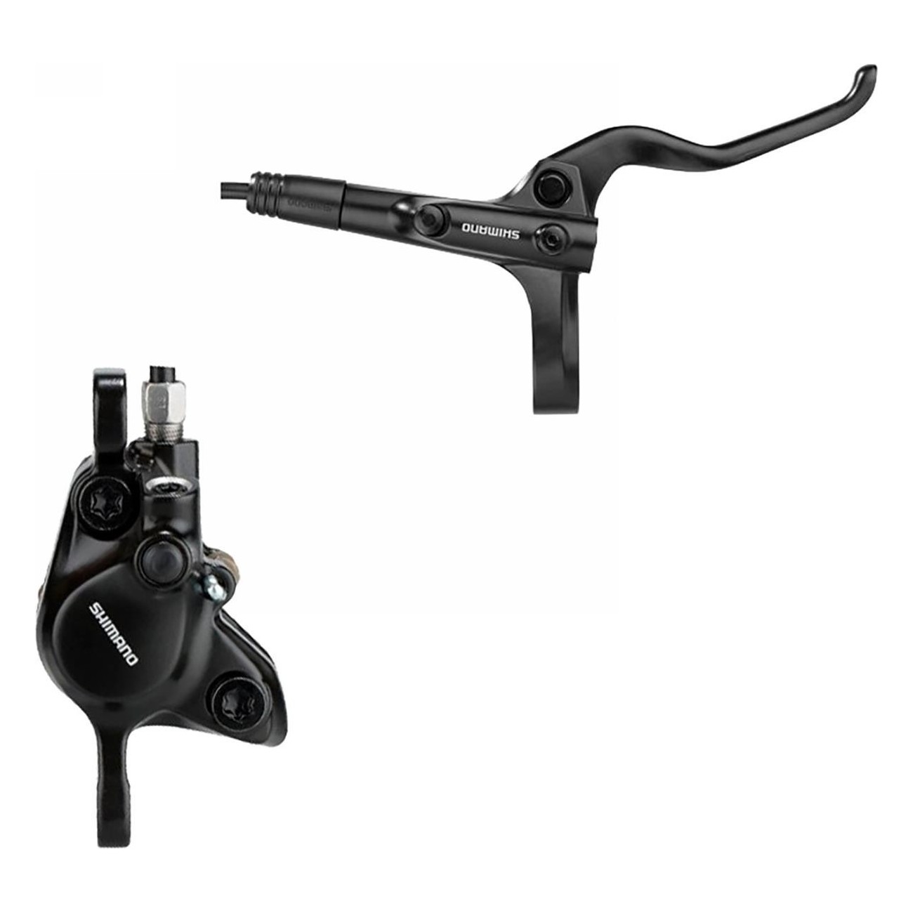 Kit de Freno a Disco Trasero Shimano MT200 para MTB, Negro, Tubo 1700mm - 1