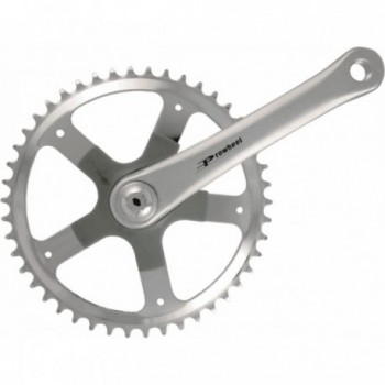 Aluminum Crankset 46D 170mm for Urban/City Bike Silver - 1