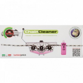 Bike Chain Cleaner with Nylon Brushes and Degreaser Included - Easy to Use - 3