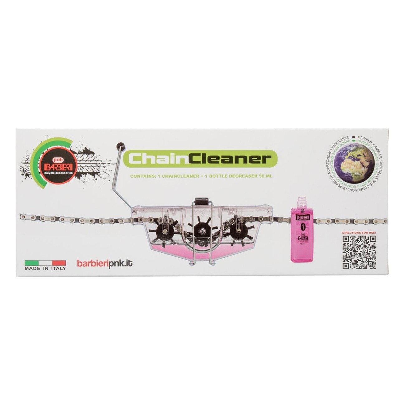 Bike Chain Cleaner with Nylon Brushes and Degreaser Included - Easy to Use - 3