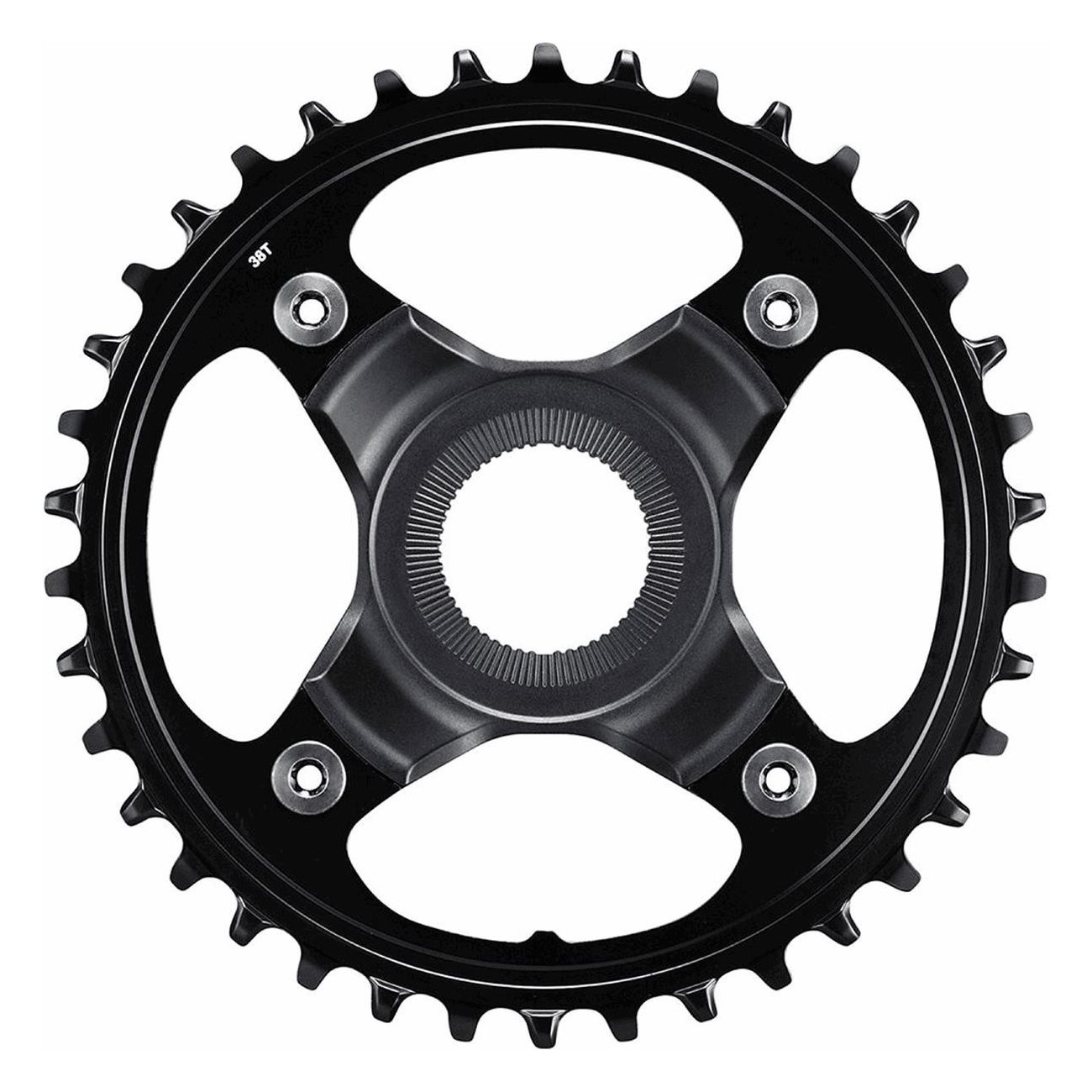 SM-CRE80 44D 50mm Black Chainring for Shimano Steps E-Bike FC-E8000/8050 - 1