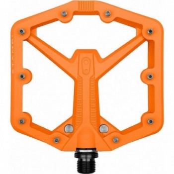 Crankbrothers Stamp 1 Large Gen 2 Flat Pedals Orange for Freeride, Enduro - 1