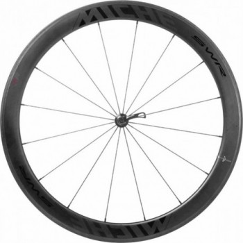 Paire de Roues 28' en Carbone SWR 50/50 pour Vélo de Route, Compatibles Shimano 9/10/11v, Poids 1595g - 1