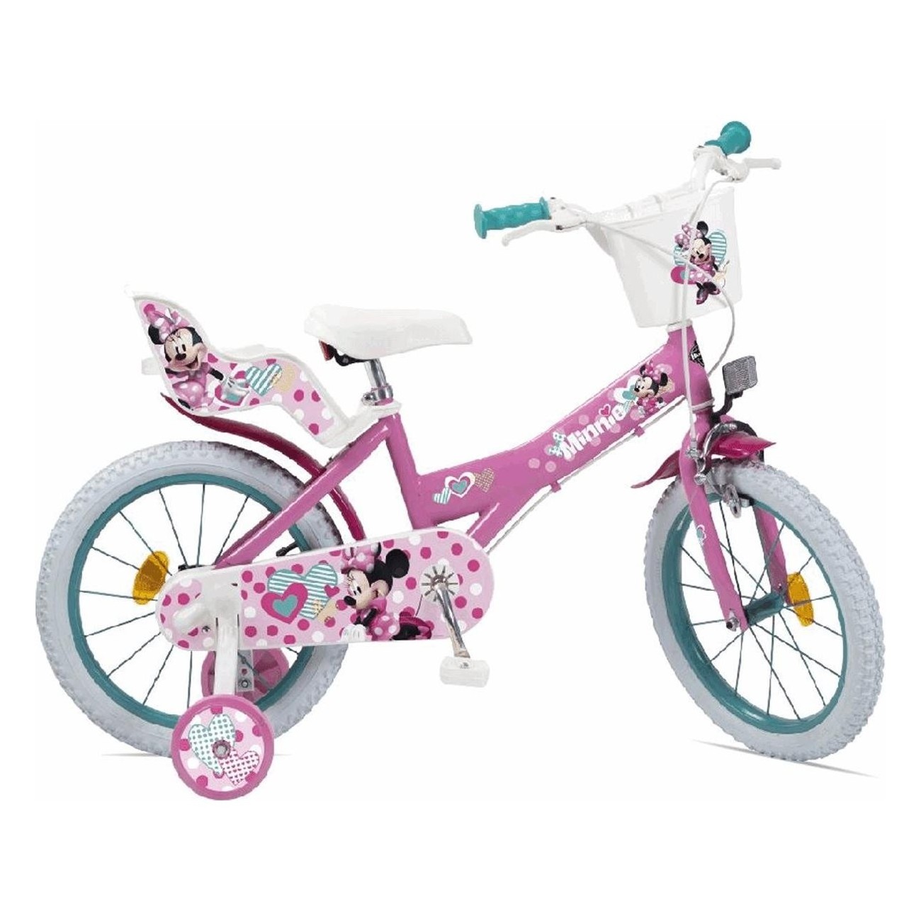 14-Inch Minnie Mouse Kids Bicycle - Disney Design - 1