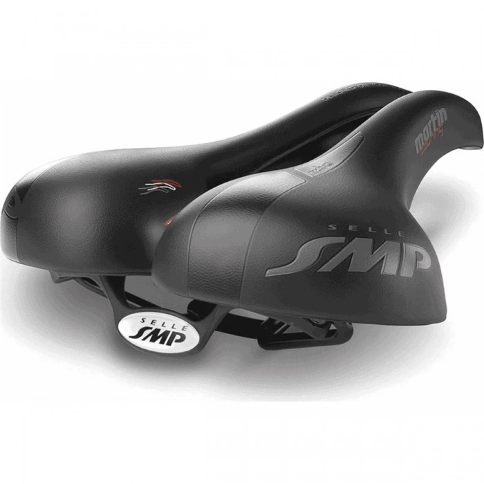 TRK Martin Touring Medium Black Saddle for Citybike - High Comfort & Elegant Design - 1