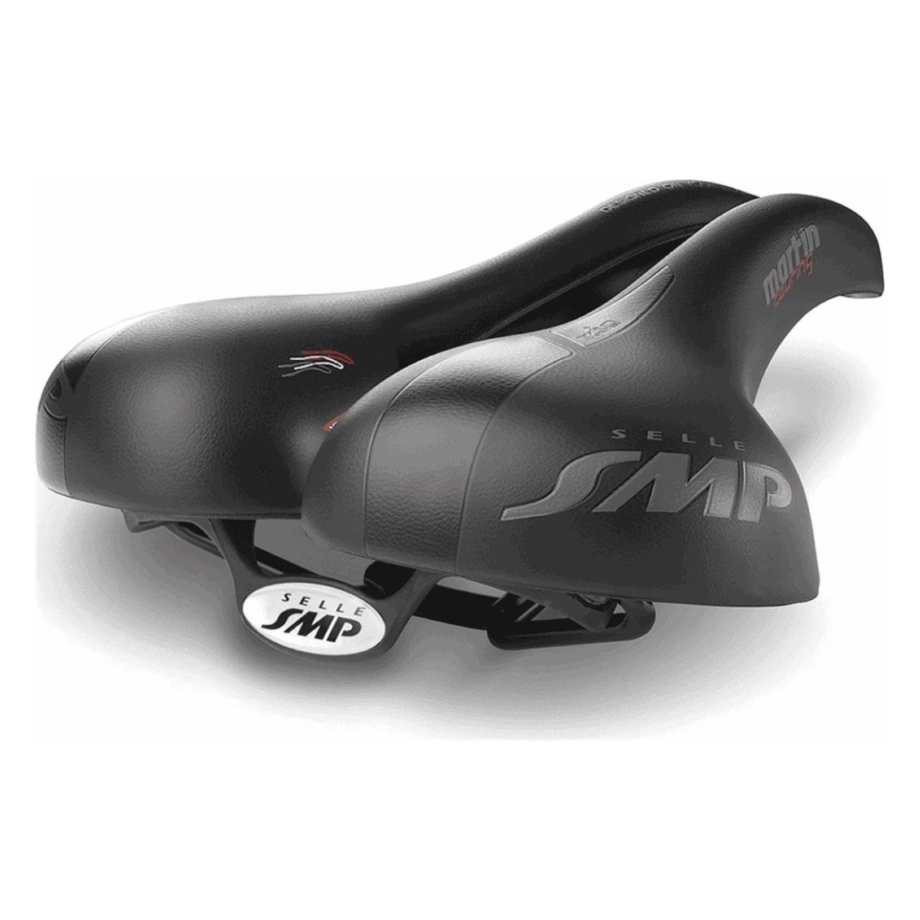 Selle TRK Martin Touring Medium Noir pour Citybike - Confort Élevé et Design Élégant - 1