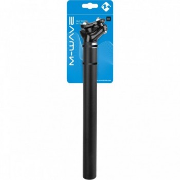 M-Wave SP-M4.1 Black Matte Aluminum Seatpost 30.9x350 mm with Patented Head - 2