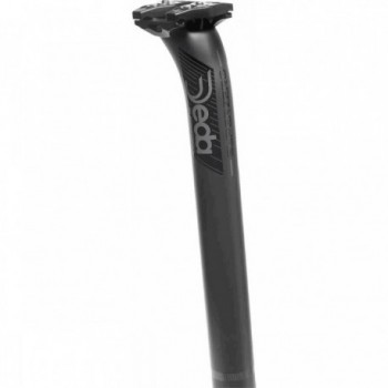 Superzero Carbon Monocoque Seatpost 31.6x350mm, 21mm Offset, Black on Black - 1