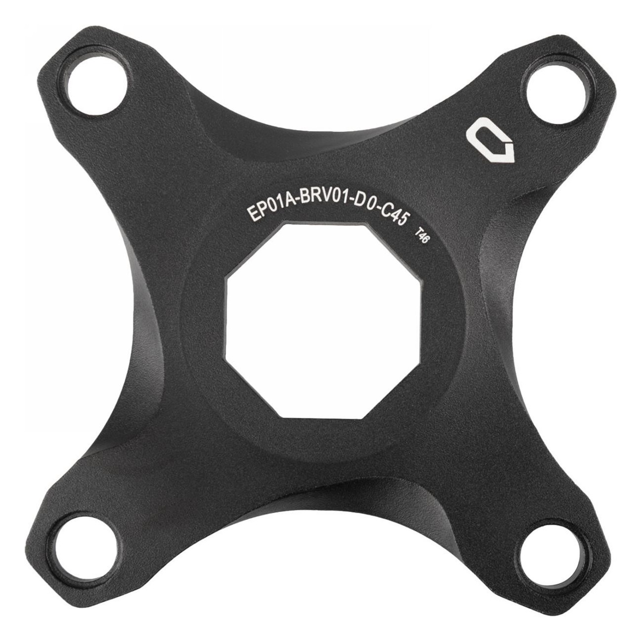 Black Anodized Aluminum Spider for 45 mm Chain Line MV - 1