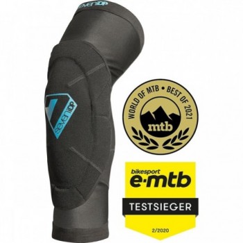 Sam Hill Knee Pads Size M Black-Blue - Super Lightweight CE Level 2 Certified - 1