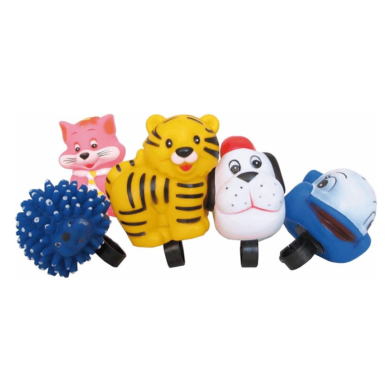 Trompetita Infantil Animal 22mm MVTEK - Set 10 Piezas, Colores Variados - 1