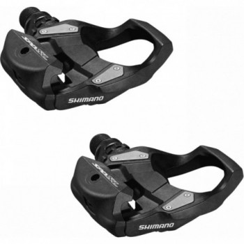 RS500 Black Quick Release Pedals for Road Bike with SPD-SL SH11 Cleats - 1