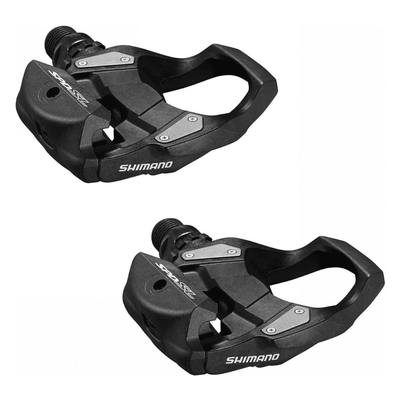 RS500 Black Quick Release Pedals for Road Bike with SPD-SL SH11 Cleats - 1