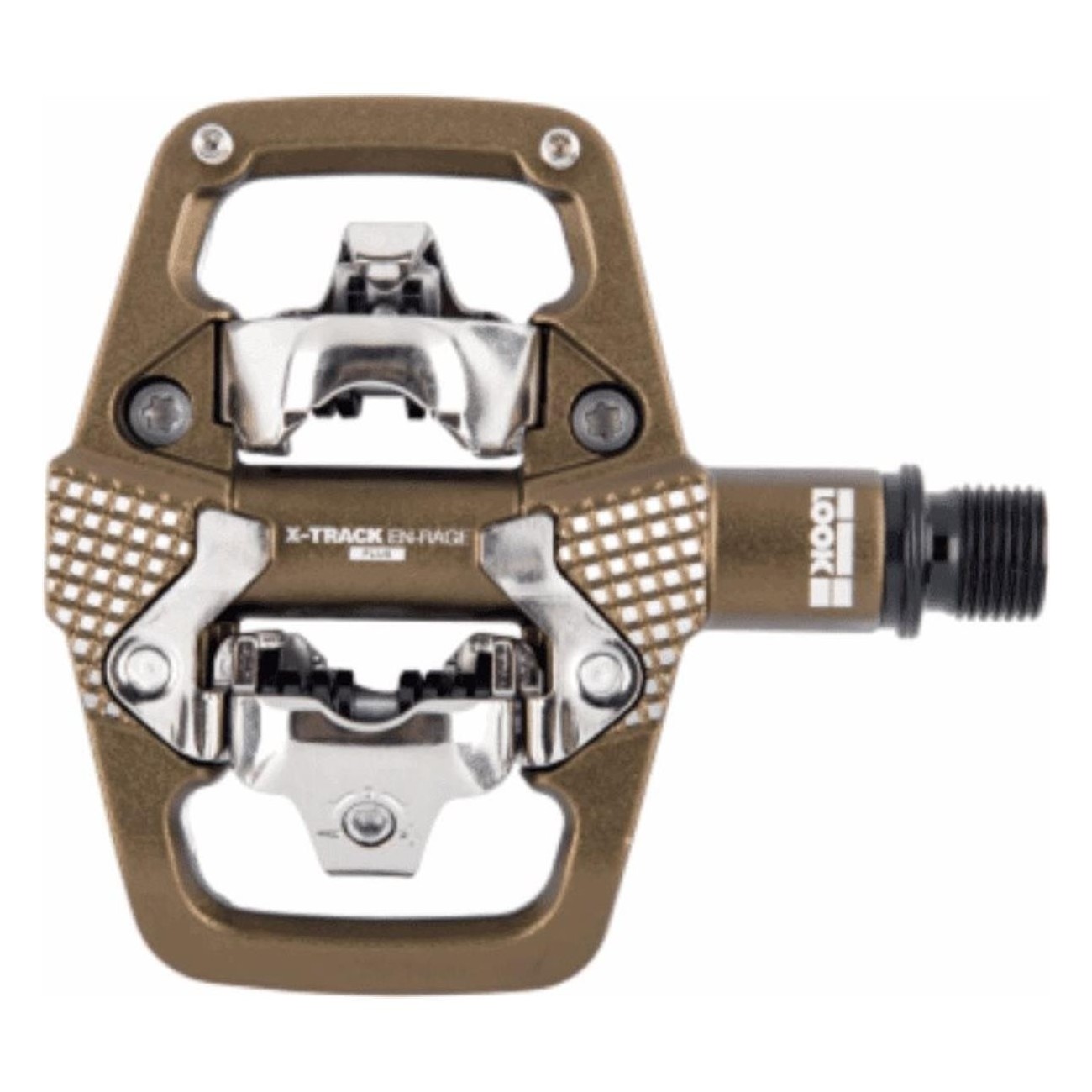 MTB X-Track En-Rage Plus Bronze Clipless SPD Pedals for Enduro - 1