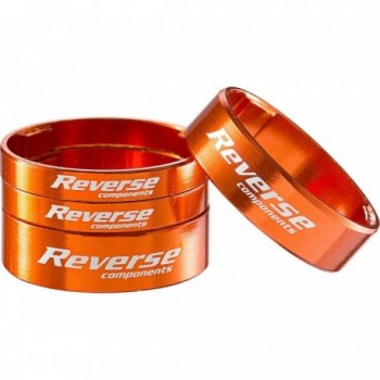 Set d'espacement ultraléger en aluminium pour rétro 1 1/8, orange - 1