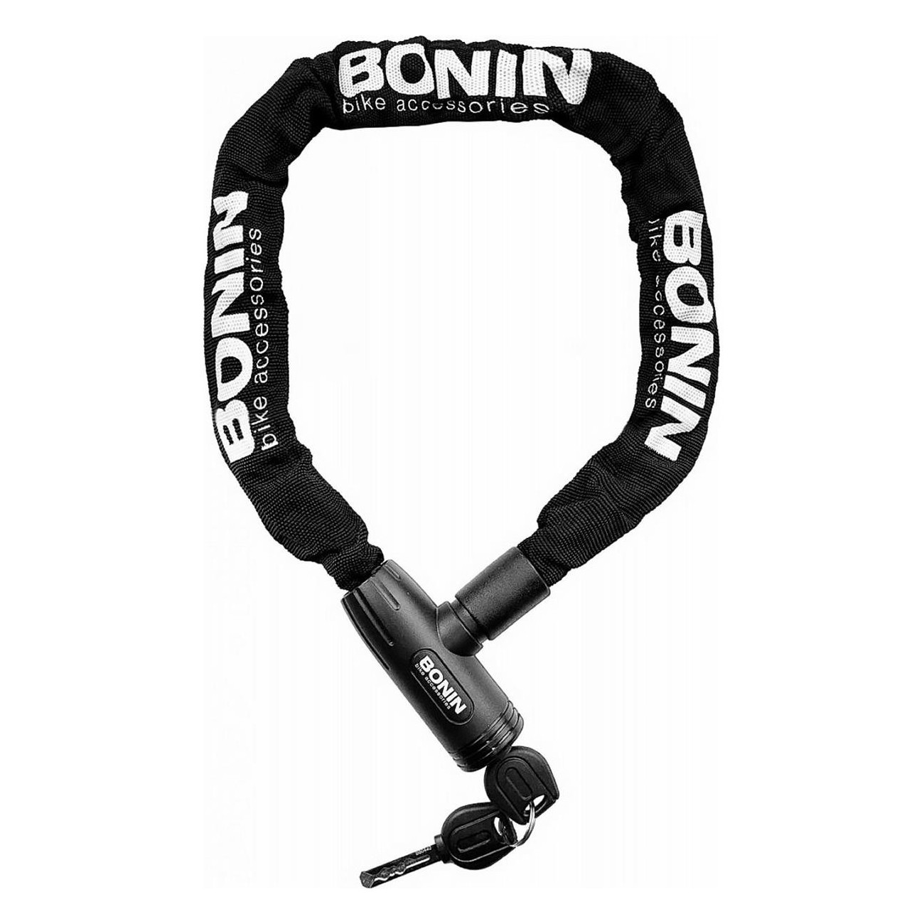 Bonin Chain Lock 6x800 mm with Black Fabric Covering - 1