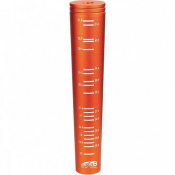 Mesure de Diamètre de Tube de Selle 25-31,8mm Orange - superB Précision - 1