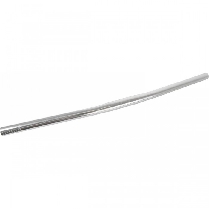 Guidon MTB Zoom en Aluminium Argent 620mm, Serrage 25.4mm, Courbure 6° - 1