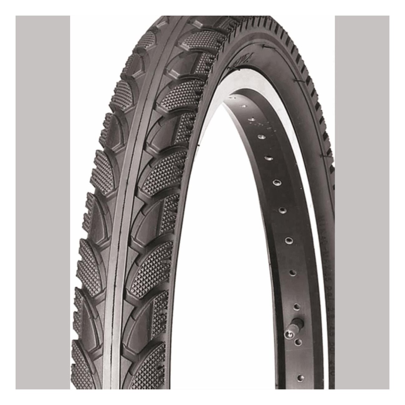 18x2.50 Black Bike Tire 30TPI - Reliable and High-Performance - 1