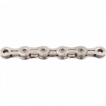 11-Speed X11EL Silver Chain 118 Links with MissingLink & X-Bridge Technology - 1