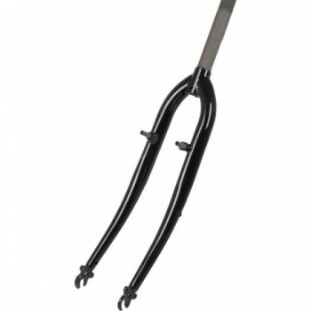 Fourche Trekking 28'' Noire pour Frein à V avec Attaches Low Rider - 1