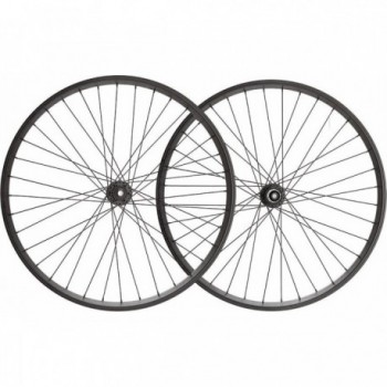 Coppia Ruote MTB 27,5' MVTEK con Mozzo Shimano 10/11V, 36 Raggi, Nero, Larghezza 22/27mm - 1 - Ruote complete - 8005586216793