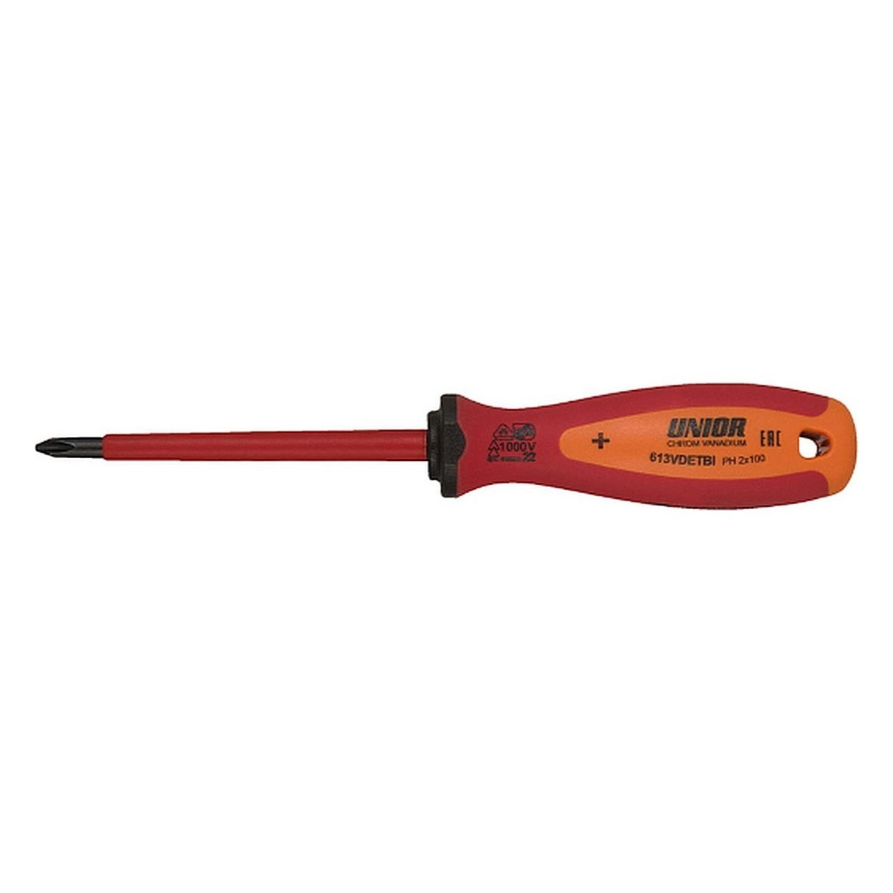 PH3 Cross Screwdriver with VDE Insulated Blade, 150 mm - Ideal for Electrical Work - 1