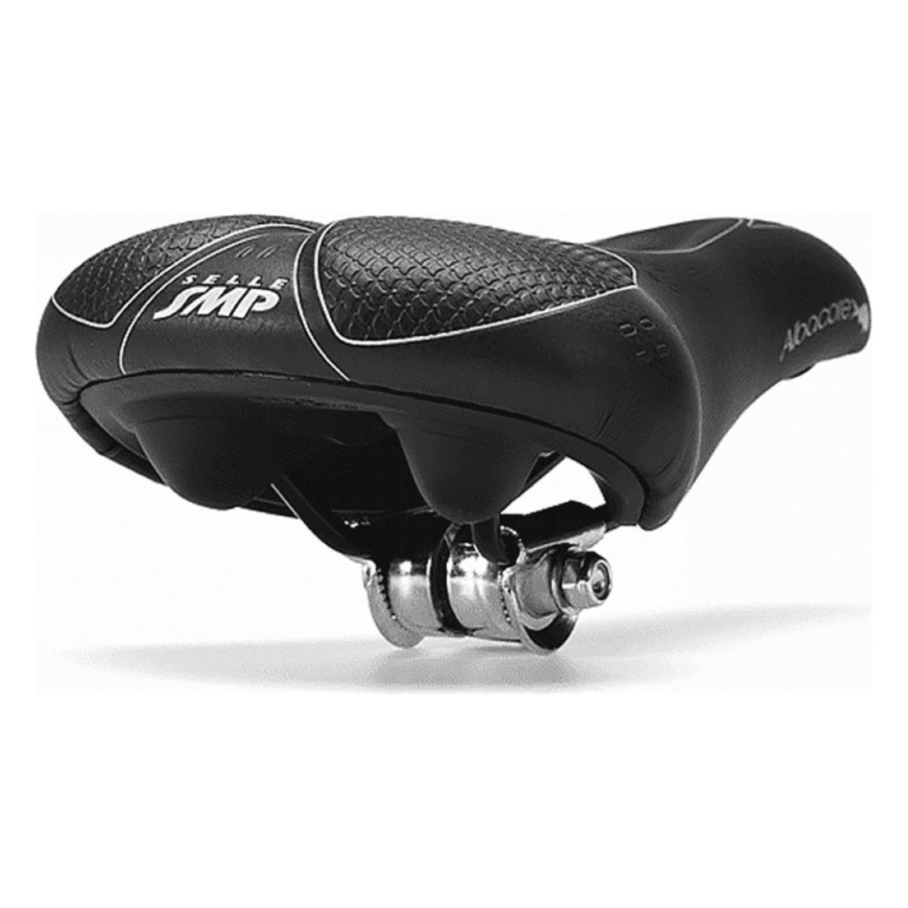 Men's Black Offroad MTB Saddle with Central Hole 275x171 mm, 532g, SKAI - 2