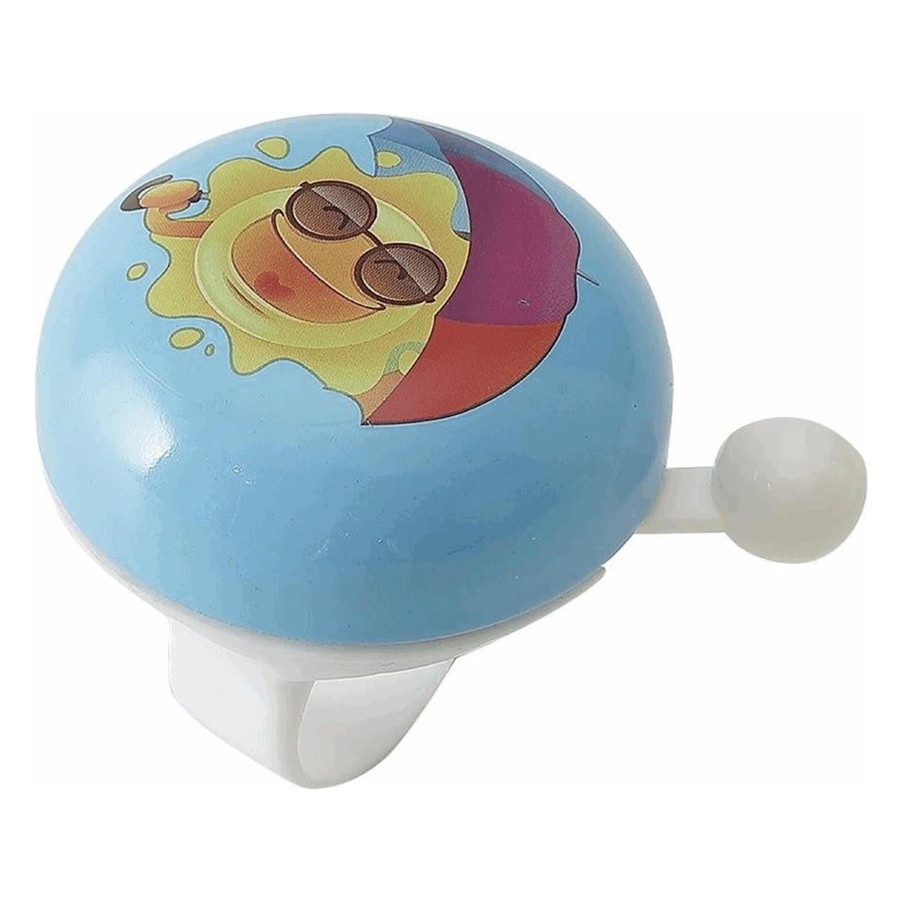 Junior Fantasy Girls Bicycle Bell in Blue Steel, Diameter 52mm - 1