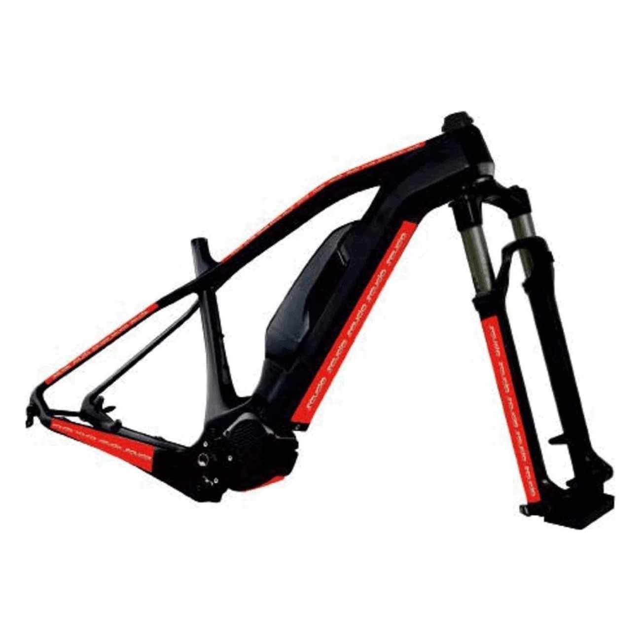 MVTEK Adhesive Frame Protection for E-Bike 150x8 cm - Overlapping Design - 1