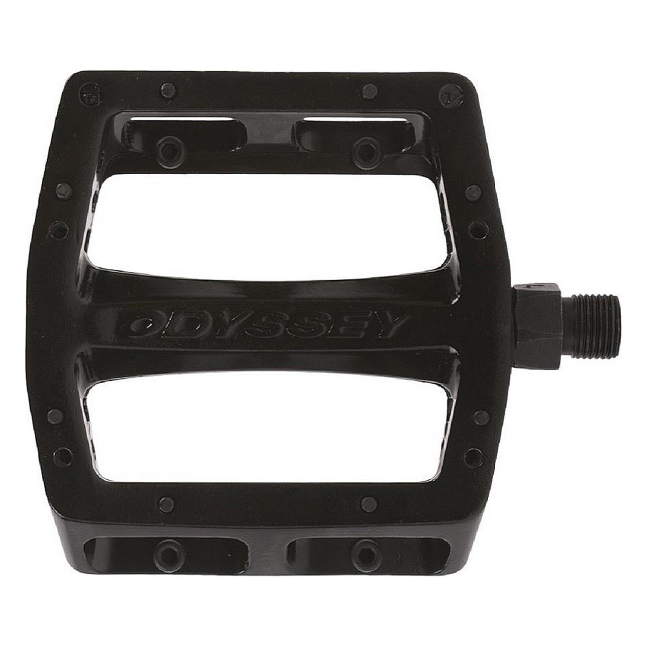 Odyssey Trailmix Sealed Bearing Alloy Pedals 9/16' for BMX - Black - 1