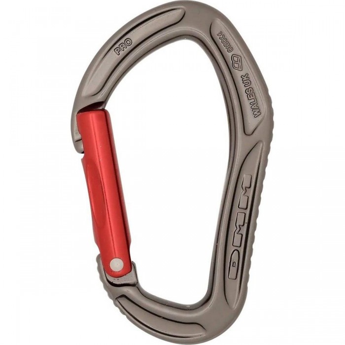 Moschettone Alpha Sport Rosso 46g per Arrampicata - Ergonomico, Resistente e Sicuro - 1 - Moschettoni - 5031290204637