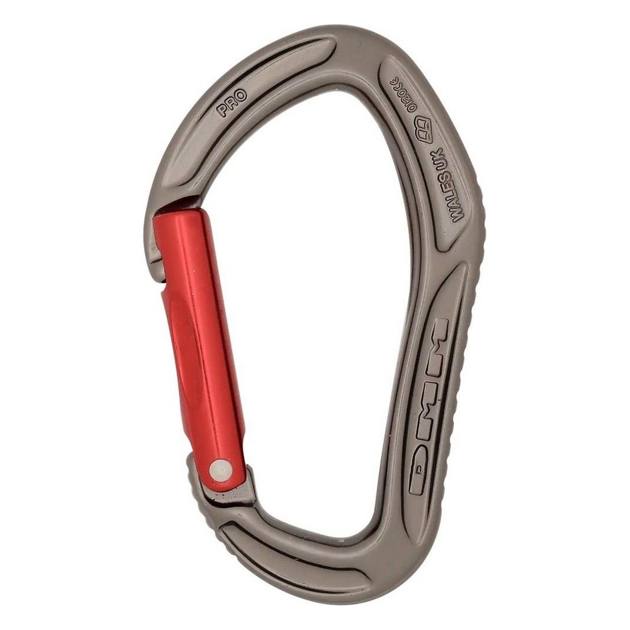 Moschettone Alpha Sport Rosso 46g per Arrampicata - Ergonomico, Resistente e Sicuro - 1 - Moschettoni - 5031290204637