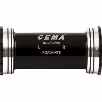 Movimiento Central BB86-BB92 para SRAM GXP, Compatible con Cuadros 86,5/92 mm, Acero Inoxidable, Acabado Negro - 2