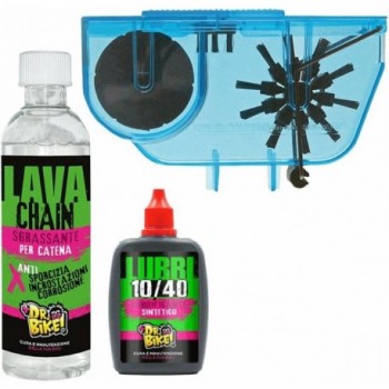 Kit Manutenzione Catena Dr.bike: Lavacatena e Lubrificante per Bicicletta - 1 - Lubrificanti e olio - 8005586230591