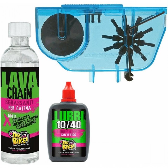 Kit de Mantenimiento de Cadena Dr.bike: Lavacadena y Lubricante para Bicicleta - 1