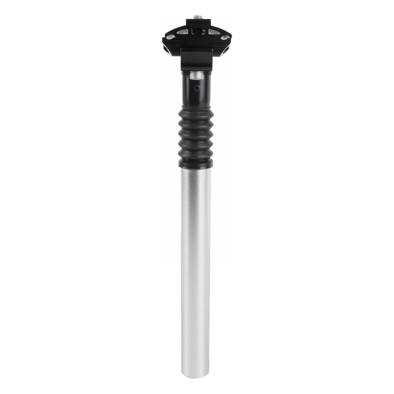 Aluminum Silver Suspension Seatpost 300x27.2mm with Adjustable Preload 40mm - 2