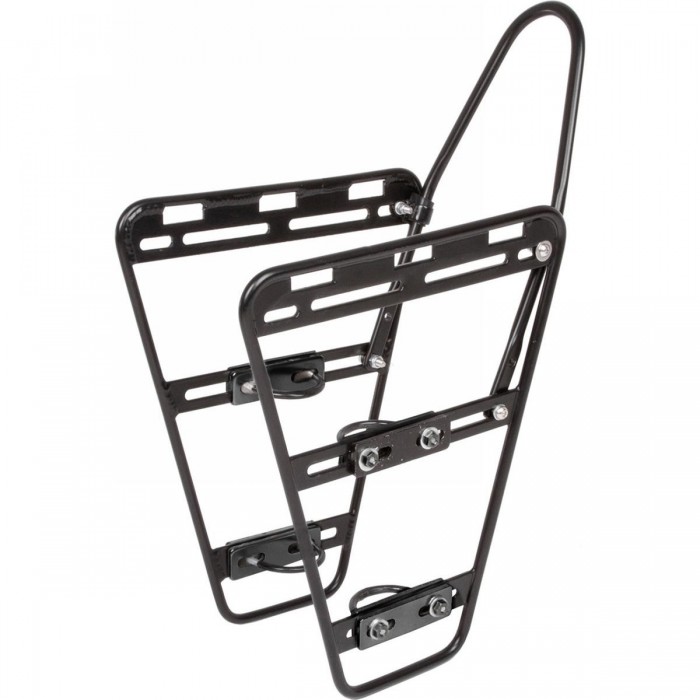 Universal Lowrider Front Rack in Black Aluminum for 24-29 Inch Wheels - 1