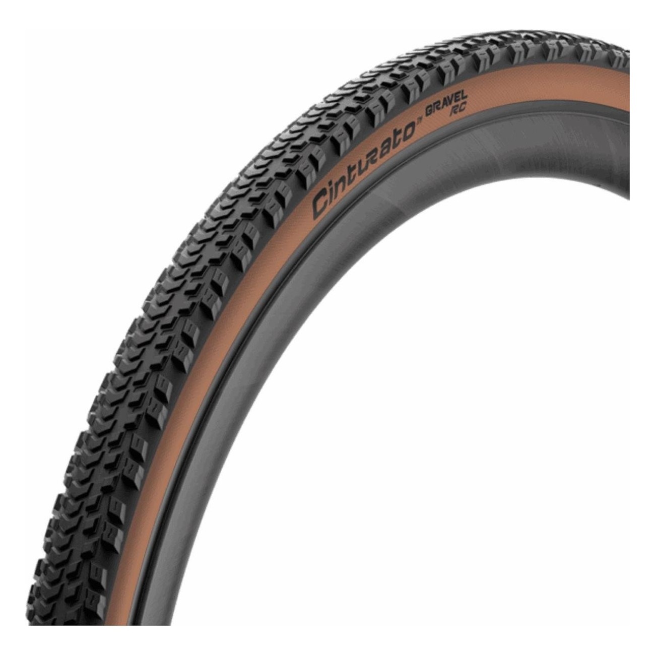 Cinturato RC Gravel Tire 28' 700x45 Tubeless Ready Brown/Black for Racing - 1