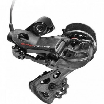 Super Record EPS 12V Black Rear Derailleur with Medium Cage - Advanced Road Performance - 1