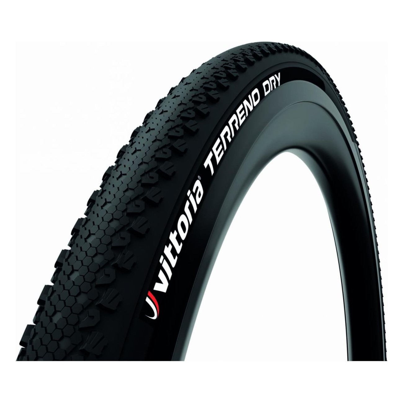 700x35 Tire for Dry and Compact Terrain, Rigid and Black - 1