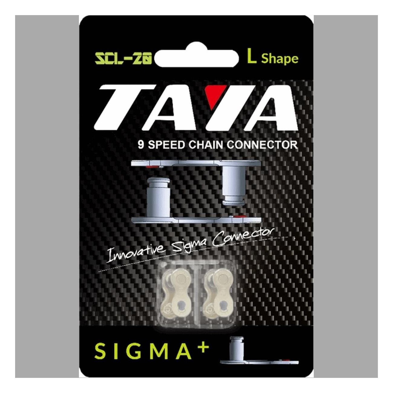 Jonction de Chaîne 9V Argent avec Connecteur SIGMA+ TAYA - Set de 2 pièces - 1