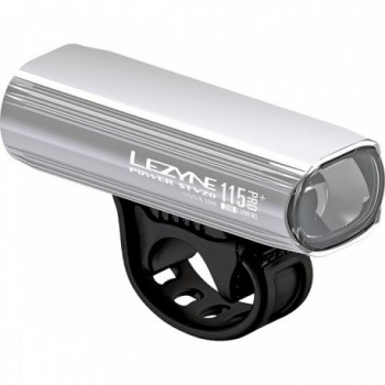 LED Power Pro 115+ STVZO Silver Bike Light, 115 Lux, Rechargeable, IPX7 - 1