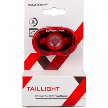 LED Superflash 0.5W Waterproof Rear Light with 2 Functions and Batteries Included - 3