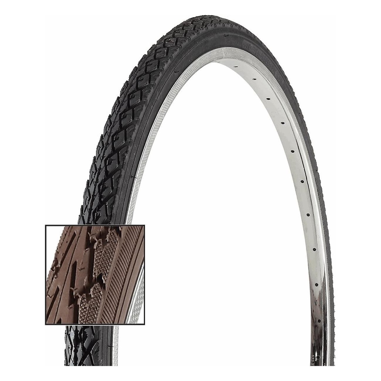 Chaoyang Urban H-459 Tire 700x35 Brown Hard 27TPI for City Roads - 1