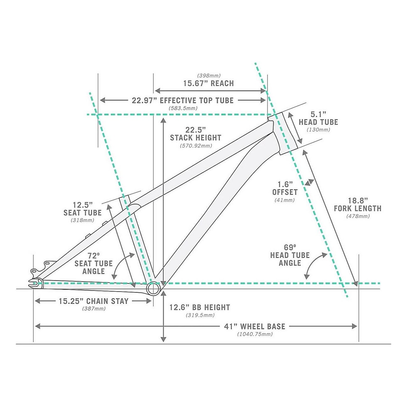 Vélo de montagne Verde Vertex DJ26 Gris - Cadre en aluminium CNC 22,25'' - 3