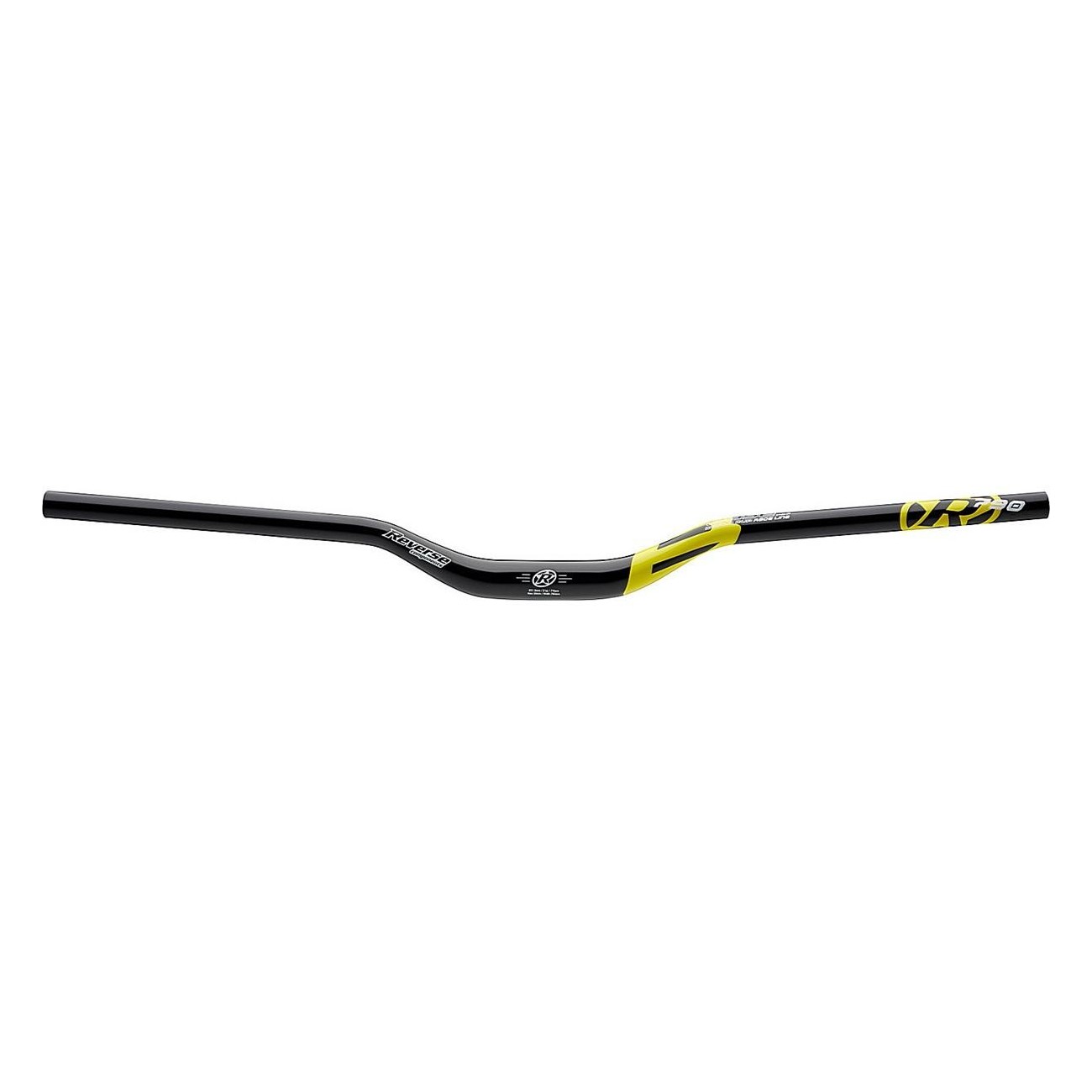 Reverse Handlebar 790mm ø31.8mm with 35mm Rise - Black/Yellow for Enduro - 1