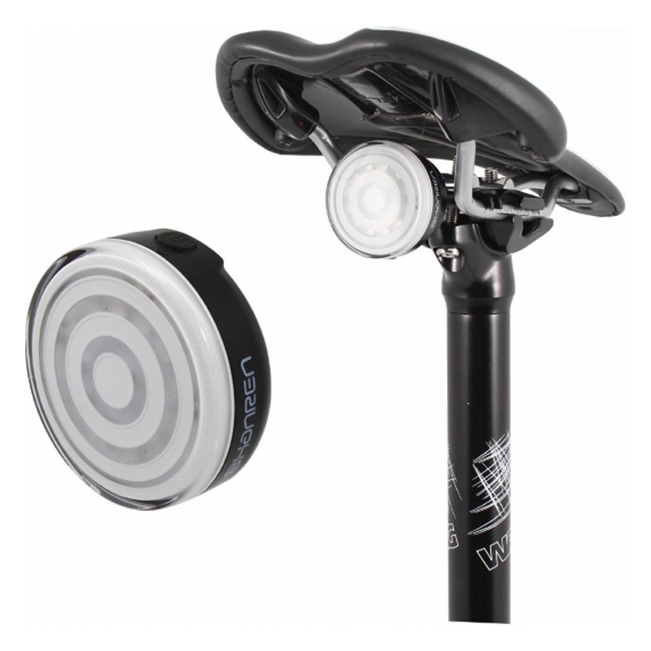 Fanale Posteriore Smart Razor Pro per Bici con Sensore di Frenata e Attacco Garmin - 1 - Luci - 6927813900164